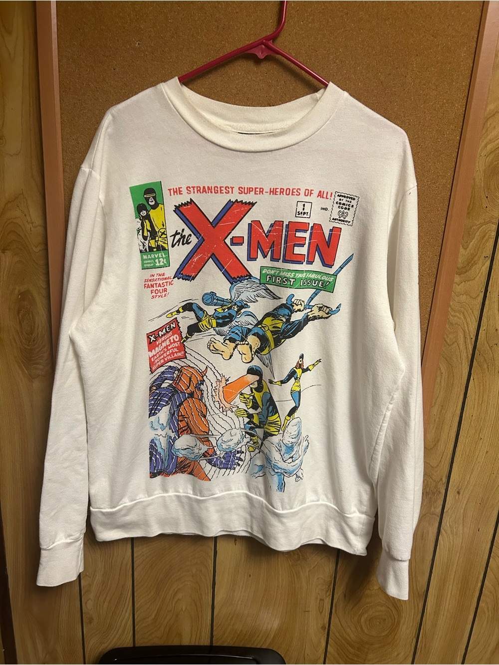 Marvel X-Men Comic Crewneck Sweatshirt - White